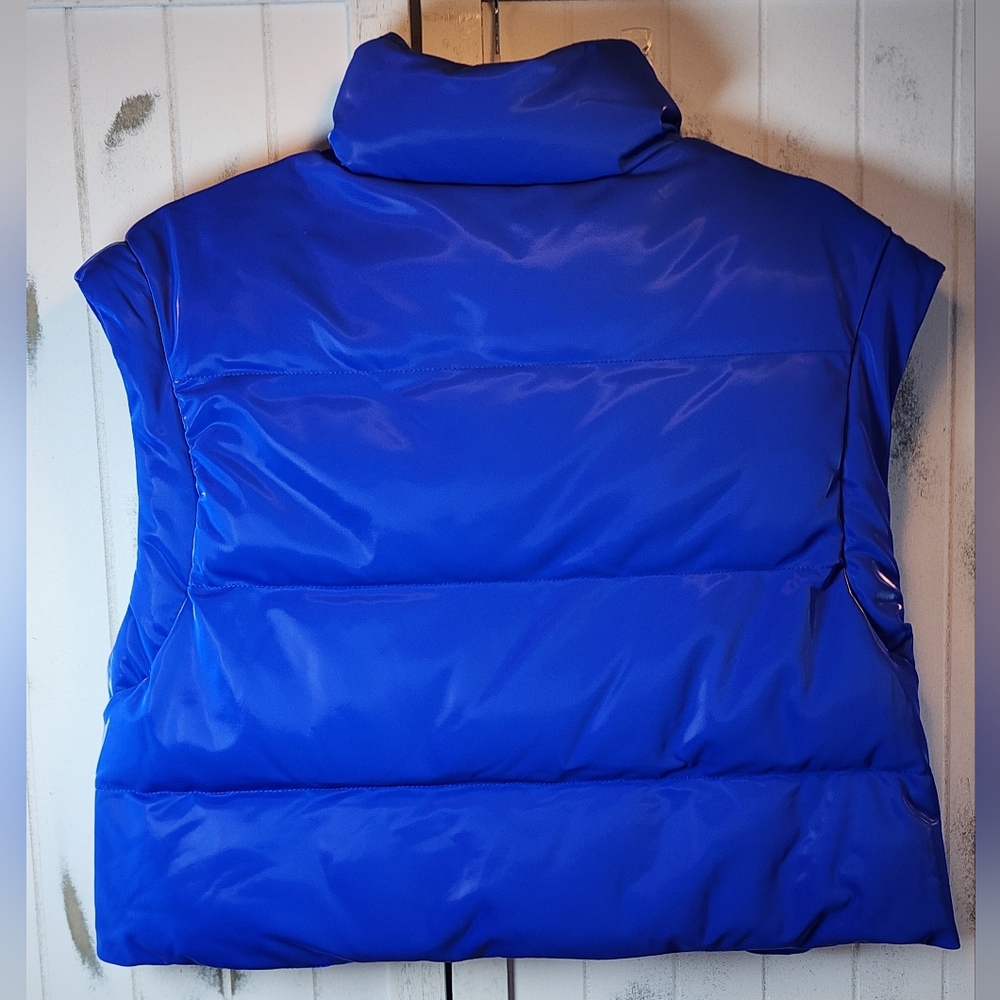 Sage & Fig Cobalt Blue Puffer Vest - Picture 3 of 10